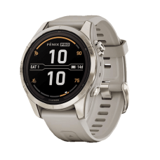 Часы Garmin Fenix 7S Pro - Sapphire Solar Soft Gold