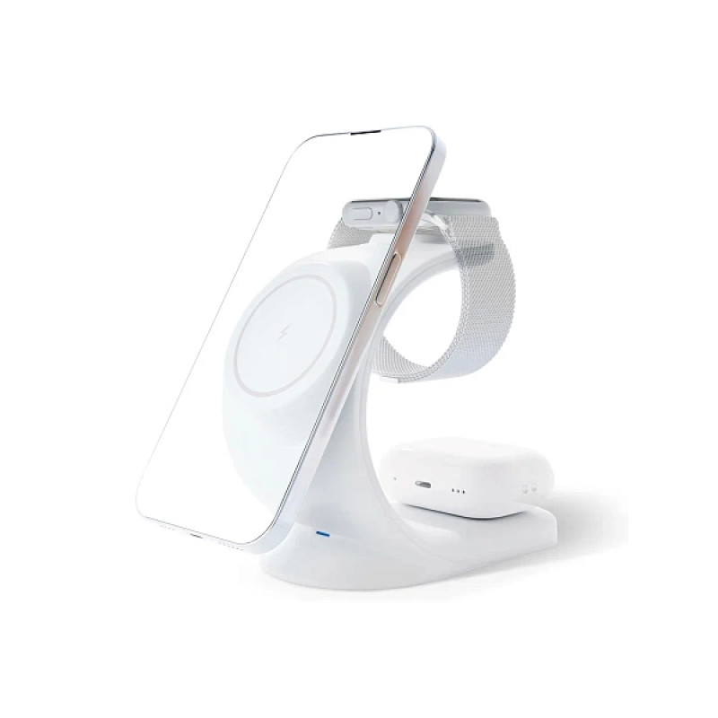 Беспроводное зарядное устройство "vlp" Powerstand 3in1 для Apple, белое