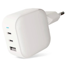Сетевое зарядное устройство "vlp" G-Charge 65Вт 2*USB-С+USB-A, PD, QC, белый