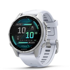 Часы Garmin Fenix 8 - 43 mm AMOLED Silver / Whitestone