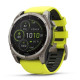 Часы Garmin Fenix 8 - 51 mm Solar Sapphire Titanium Amp Yellow / Graphite