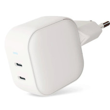 Сетевое зарядное устройство "vlp" G-Charge 45Вт USB-C+USB-С, PD, QC, белый