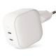Сетевое зарядное устройство "vlp" G-Charge 45Вт USB-C+USB-С, PD, QC, белый